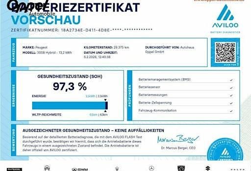 Gebraucht Peugeot 3008 Allure 225 PS (165 kW) 2022 Blau SUV