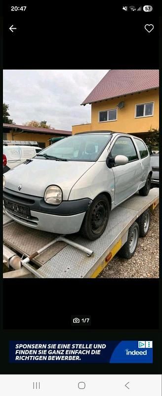 Usata Renault Twingo 75 CV (55 kW) 2004 Argento Utilitaria