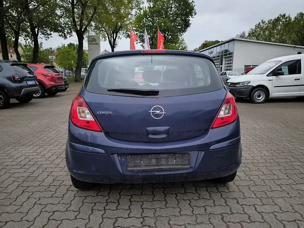 Gebraucht Opel Corsa Edition 80 PS (58 kW) 2009 Blau Kleinwagen