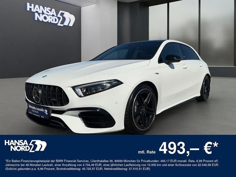 Weiß Gebraucht 2021 Mercedes A45 AMG AMG Limousine | 42.250 € (Fairer Preis) - Bild 1/4