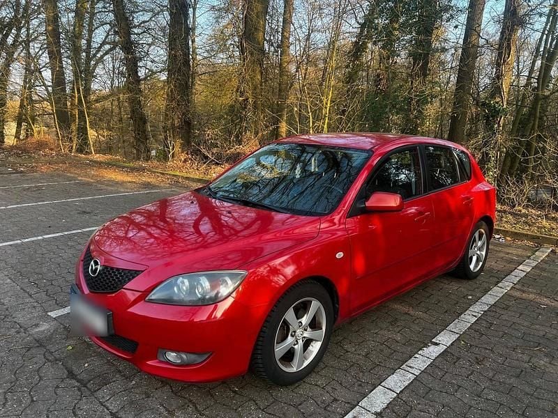Gebraucht Mazda 3 2005 Rot Kleinwagen