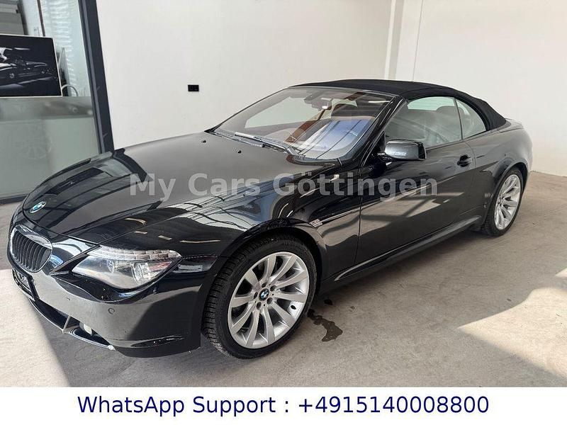 Schwarz Gebraucht 2008 BMW 635 Cabriolet Shadowline Cabrio | 14.990 € (Fairer Preis) - Bild 1/4
