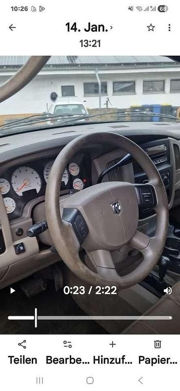 Second-hand Dodge Ram 345 CP (253 kW) 2004 Negru Pickup