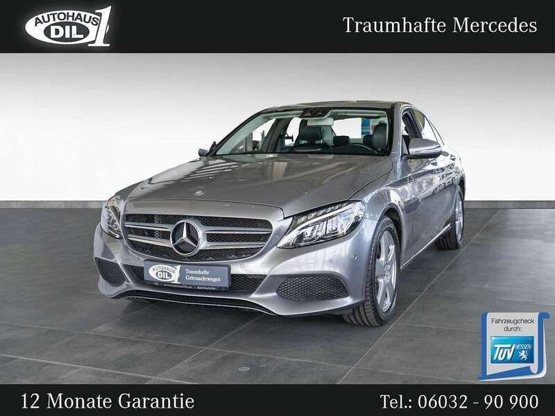Silber (palladiumsilber metalliclack) Gebraucht 2015 Mercedes C180 Avantgarde Limousine | 19.850 € (Etwas zu teuer) - Bild 1/3