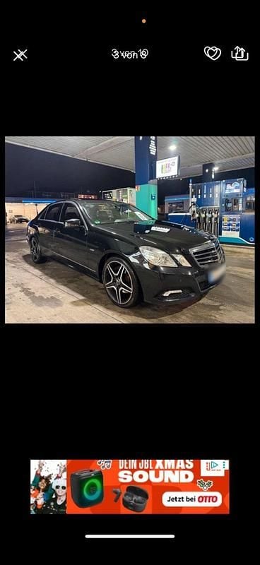 Brugt Mercedes E350 265 HK (194 kW) 2010 Sort Sedan