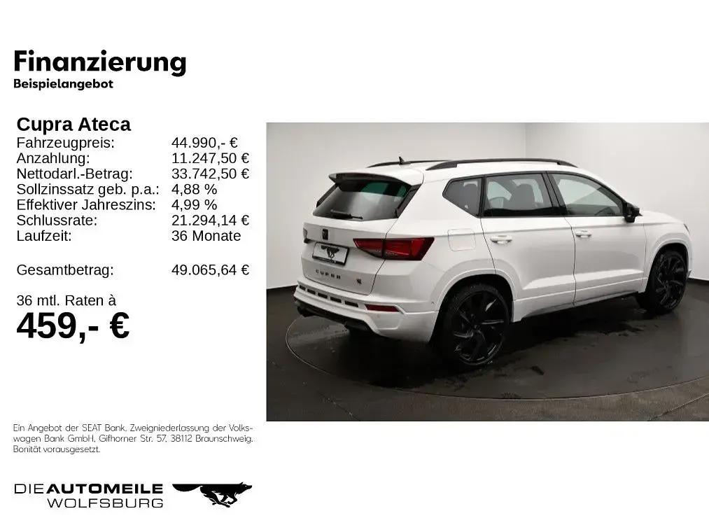 Neu Cupra Ateca VZ 300 PS (220 kW) 2026 Bila weiß SUV