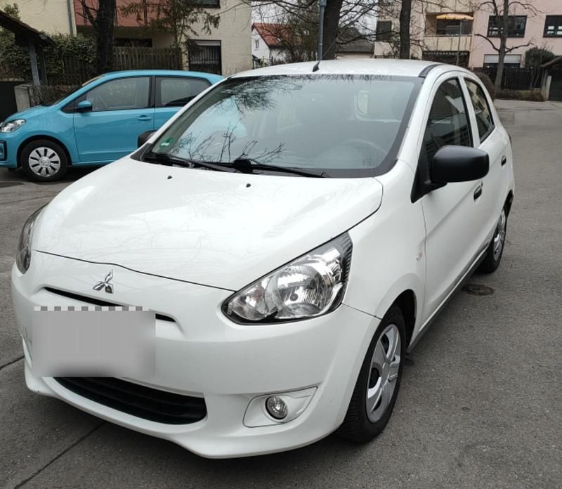 Weiß Gebraucht 2014 Mitsubishi Space Star Kleinwagen | 3.300 € (Fairer Preis) - Bild 1/4