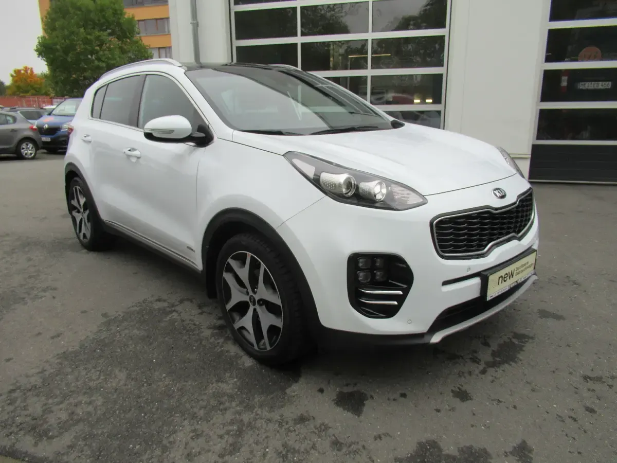 Gebraucht Kia Sportage GT-Line 177 PS (130 kW) 2018 Cararweiss SUV