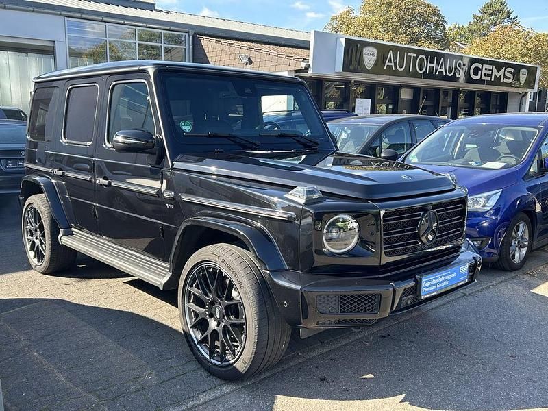 Obsidianschwarz metallic Gebraucht 2019 Mercedes G500 AMG line SUV | 114.900 € - Bild 1/4