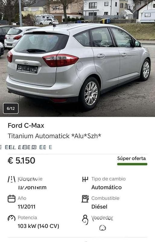 Gebraucht Ford C-MAX Titanium 140 PS (102 kW) 2011 Beige Van / Kleinbus