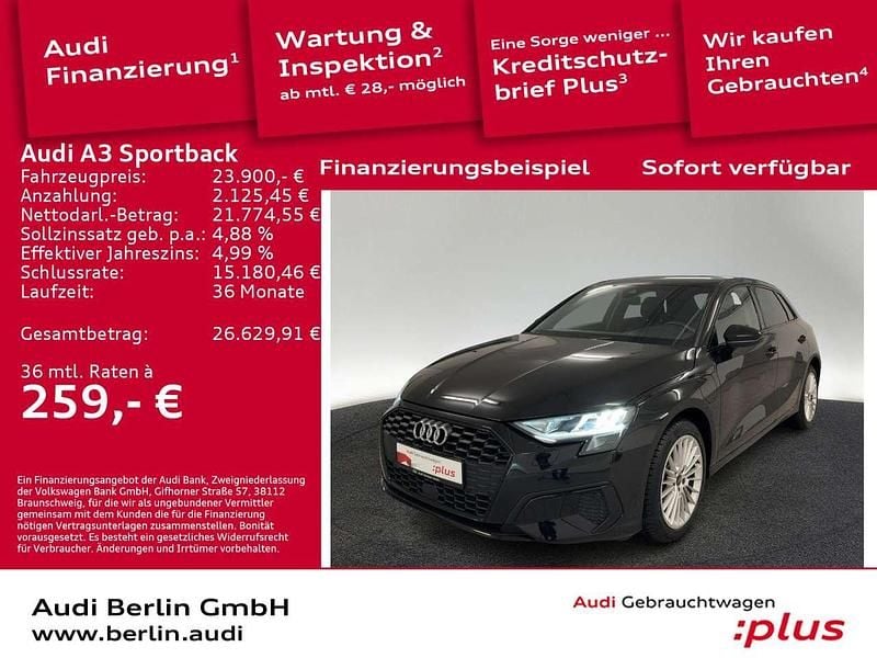 Gebraucht Audi A3 Advanced 204 PS (150 kW) 2022 Mythosschwarz metallic Kombi