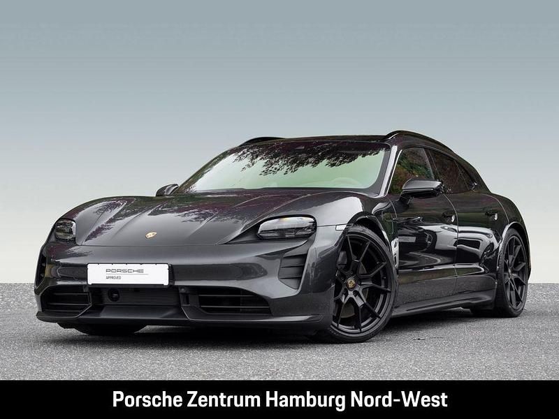 Grau Gebraucht 2023 Porsche Taycan GTS Sport Turismo Limousine | 98.790 € (Teuer) - Bild 1/4