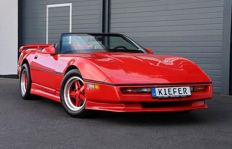 Rot Gebraucht 1987 Corvette C4 Cabrio | 16.950 € - Bild 1/4