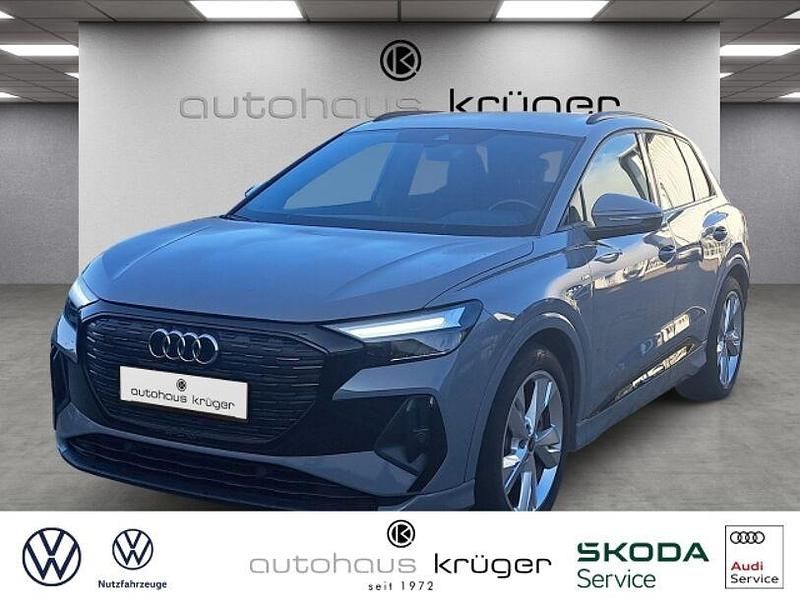 Grau Gebraucht 2022 Audi Q4 e-tron S-Line SUV | 35.900 € (Fairer Preis) - Bild 1/4