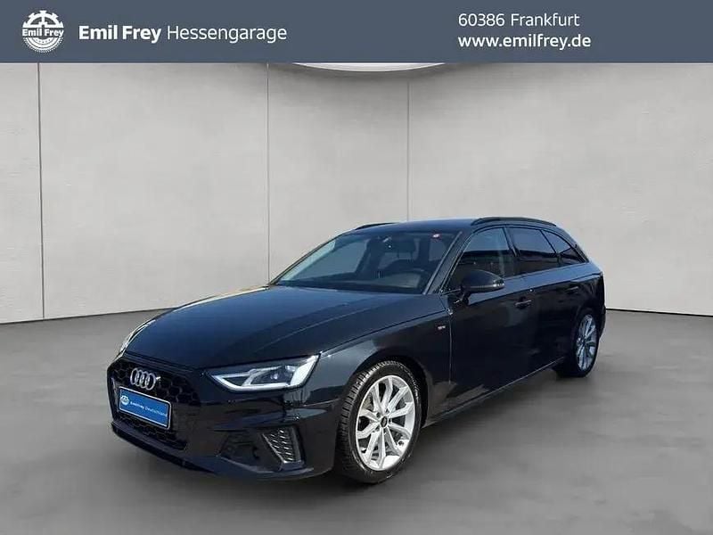 Mythosschwarz metallic Gebraucht 2023 Audi A4 S-Line Kombi | 29.750 € (Superpreis) - Bild 1/4