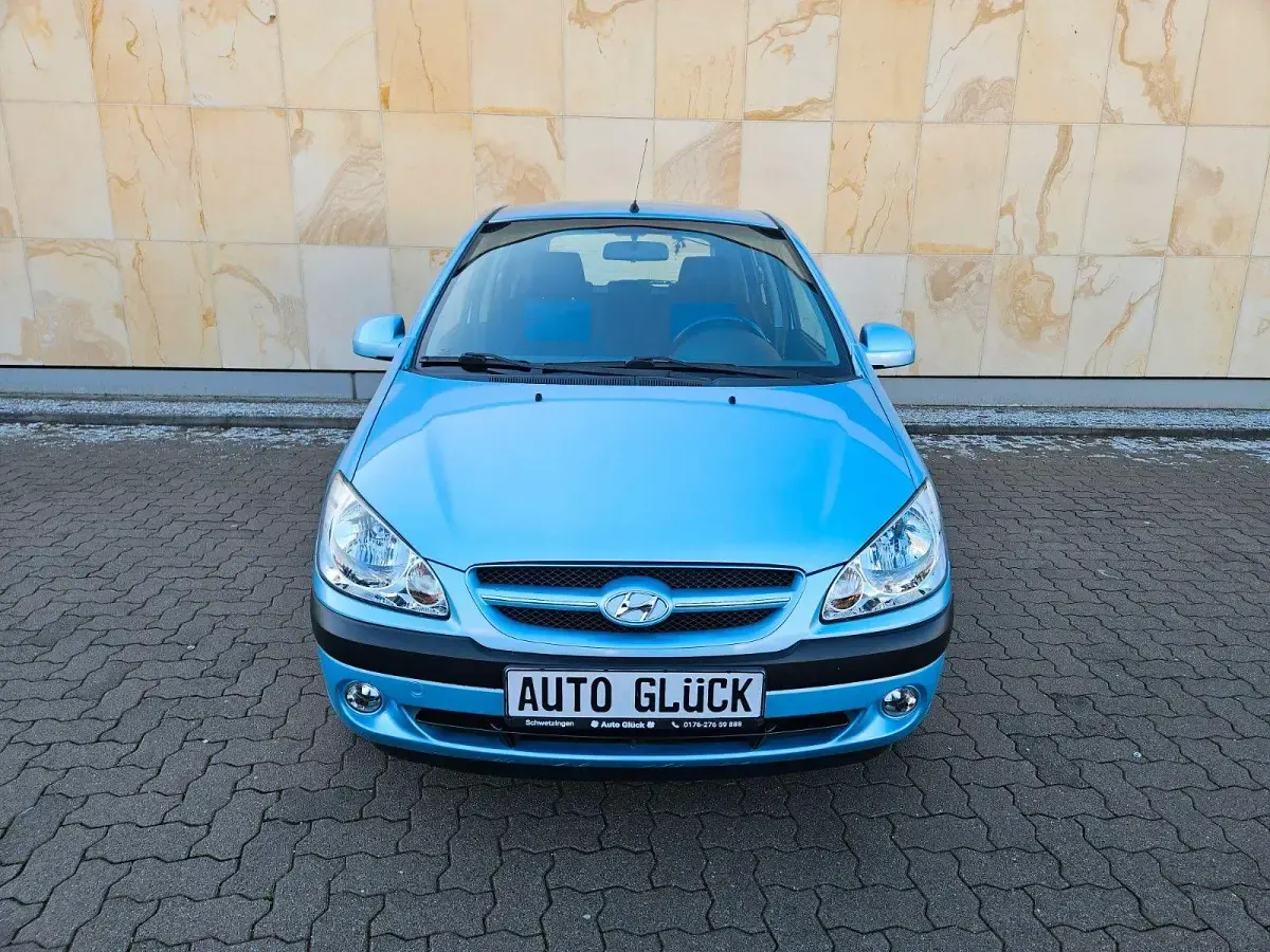 Gebraucht Hyundai Getz Basis 67 PS (49 kW) 2008 Blau Kleinwagen