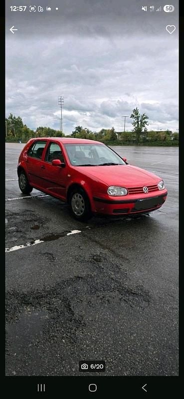 Rot Gebraucht 1999 VW Golf IV Kleinwagen | 700 € (Guter Preis) - Bild 1/1