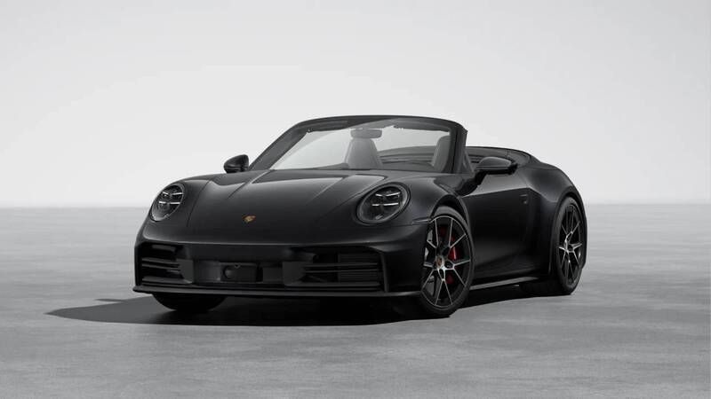Tiefschwarzmetallic Neu 2025 Porsche 911 Carrera S Cabrio | 195.140 € (Fairer Preis) - Bild 1/4