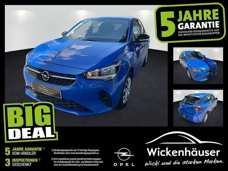 Perl blau/voltaik blau (metallic) Gebraucht 2021 Opel Corsa Edition Kleinwagen | 9.990 € (Superpreis) - Bild 1/4