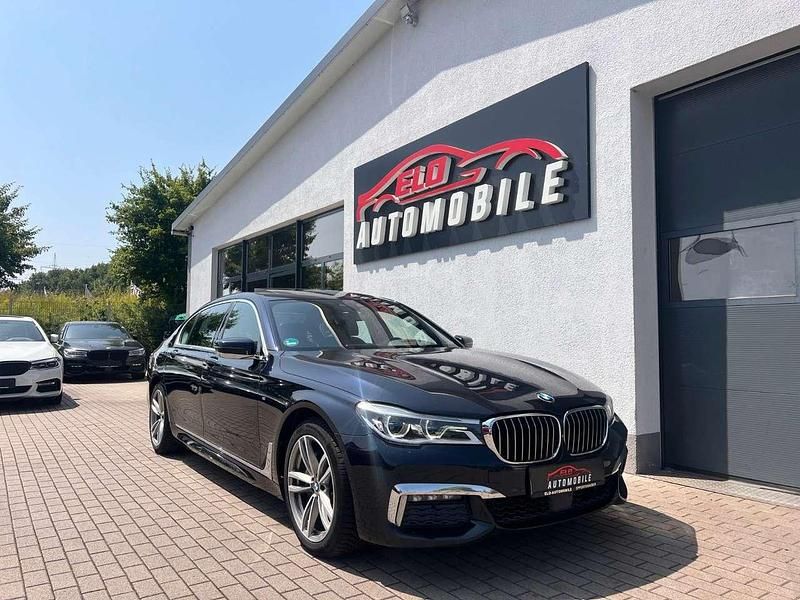 Carbonschwarz metallic Gebraucht 2017 BMW 740L M Sport Limousine | 30.400 € (Superpreis) - Bild 1/4