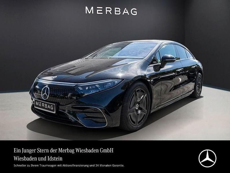 Gebraucht Mercedes EQS450+ AMG line 244 kW (333 PS) 2022 Obsidianschwarz Limousine