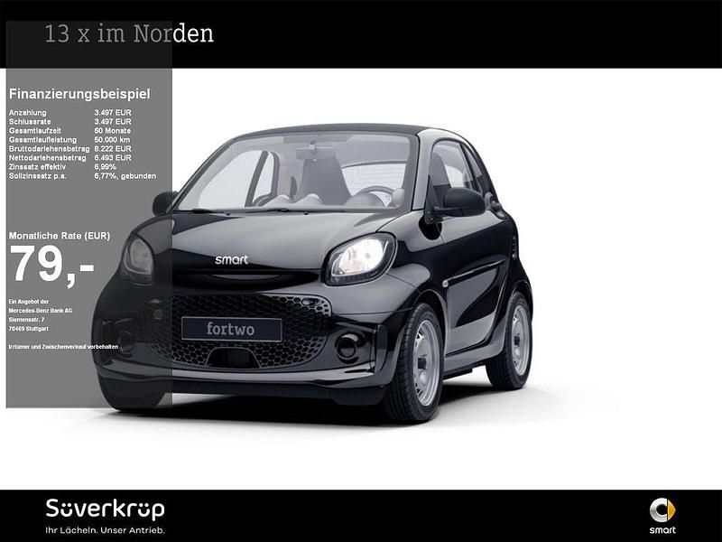 Schwarz Gebraucht 2022 Smart ForTwo Electric Drive Kleinwagen | 9.990 € (Guter Preis) - Bild 1/3