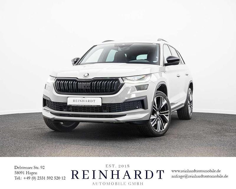 Steelgrau Gebraucht 2022 Skoda Kodiaq SportLine SUV | 36.835 € (Fairer Preis) - Bild 1/3