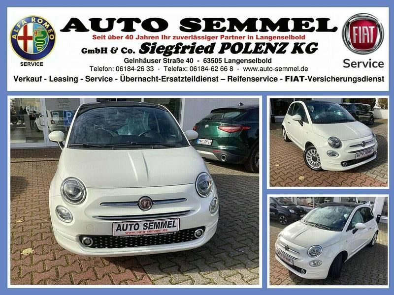 Gelato weiß Gebraucht 2019 Fiat 500 Lounge Kleinwagen | 10.600 € (Fairer Preis) - Bild 1/4