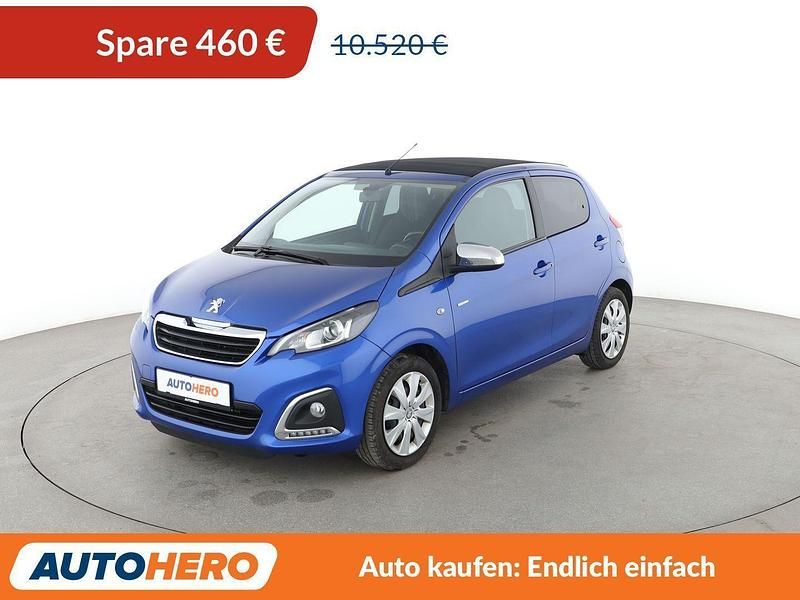 Blau Gebraucht 2019 Peugeot 108 Style Kleinwagen | 10.060 € (Fairer Preis) - Bild 1/3