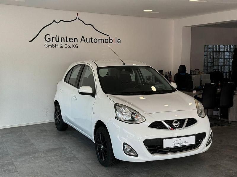 Weiß Gebraucht 2014 Nissan Micra Acenta Kleinwagen | 5.960 € (Fairer Preis) - Bild 1/4