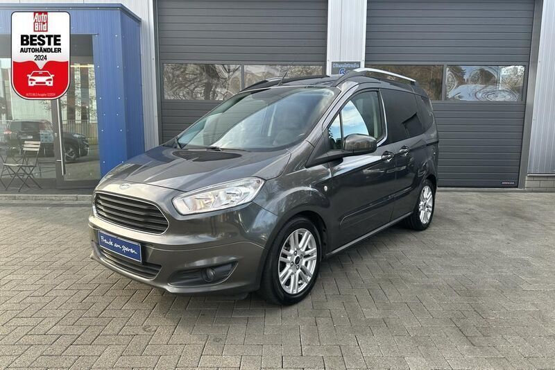 Gebraucht Ford Tourneo Courier 101 PS (74 kW) 2015 Grau (magneticgrau) Van / Kleinbus