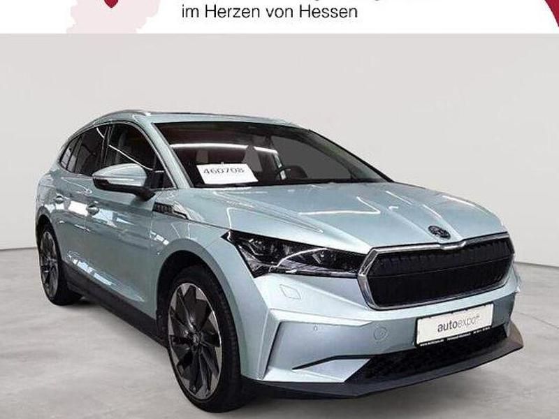 Blau Gebraucht 2021 Skoda Enyaq iV SUV | 26.289 € (Guter Preis) - Bild 1/4