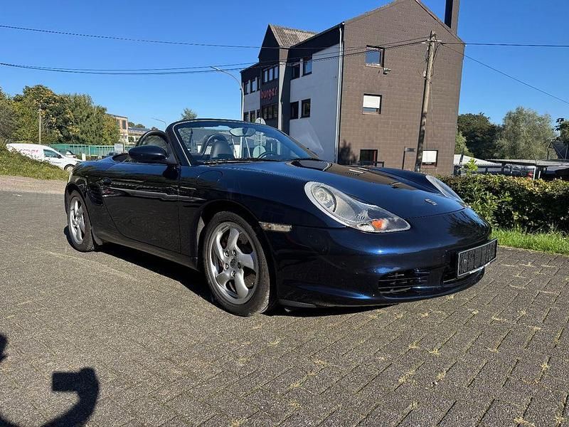 Blau Gebraucht 2003 Porsche Boxster S Cabrio | 19.986 € (Etwas zu teuer) - Bild 1/4