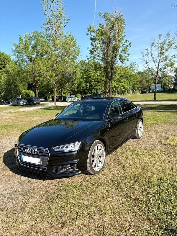 Schwarz Gebraucht 2015 Audi A4 S-Line Limousine | 20.400 € (Fairer Preis) - Bild 1/4