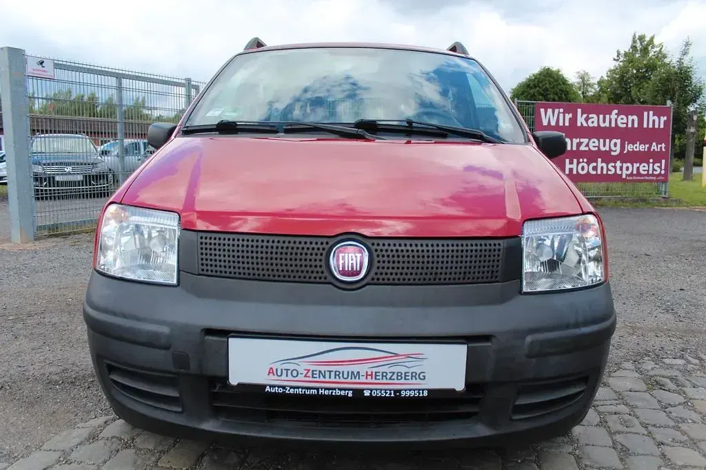 Gebraucht Fiat Panda Active 54 PS (39 kW) 2009 Rot Kleinwagen