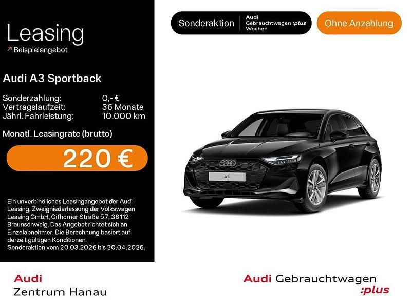Usata Audi A3 Advanced 150 CV (110 kW) 2025 Nero Berlina