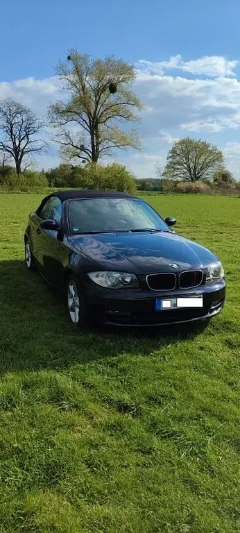 Gebraucht BMW 118 Cabriolet Sport Line 143 PS (105 kW) 2009 Schwarz Cabrio