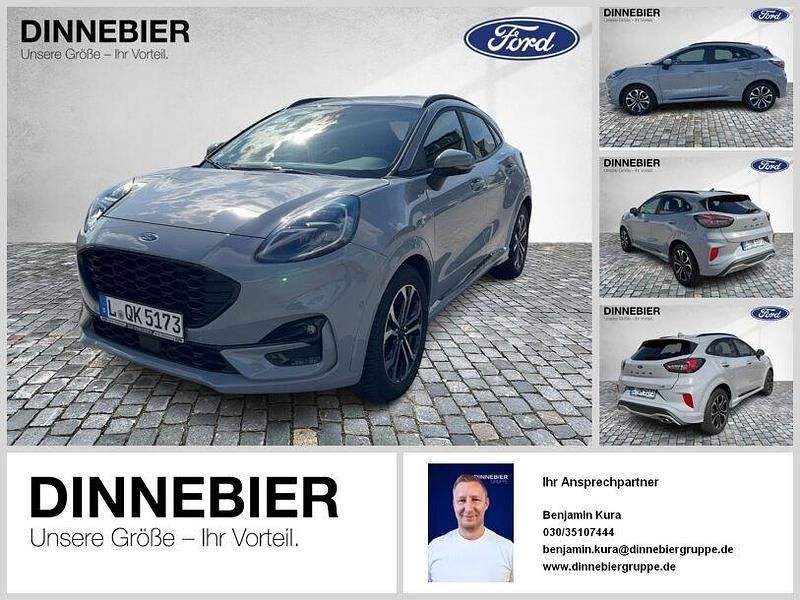 Fancy grau met Gebraucht 2022 Ford Puma ST-Line X SUV | 20.489 € (Fairer Preis) - Bild 1/3