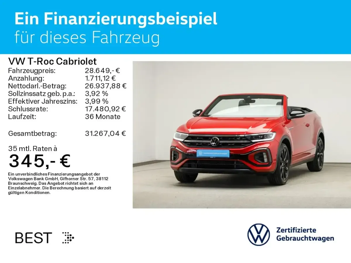 Second-hand VW T-Roc Style 150 CP (110 kW) 2023 SUV