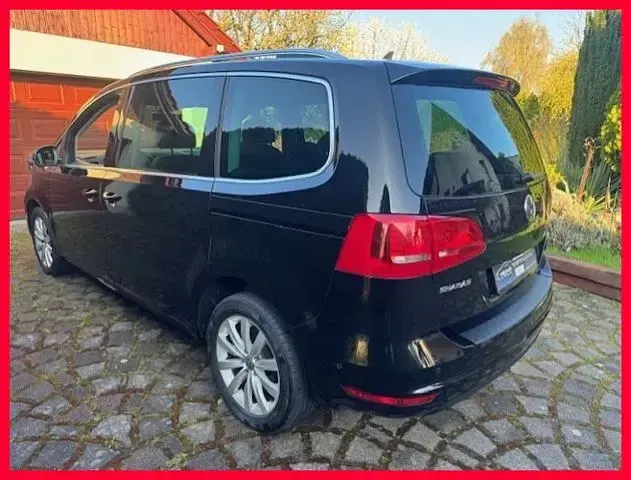 Brugt VW Sharan Highline 140 HK (102 kW) 2015 Sort MPV