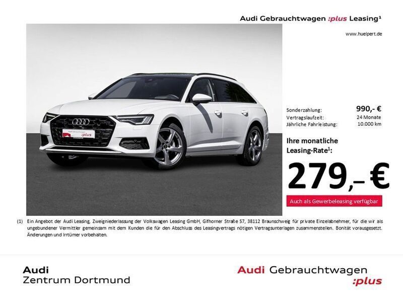 Gebraucht Audi A6 Advanced 163 PS (119 kW) 2024 Gletscherweiß metallic Kombi