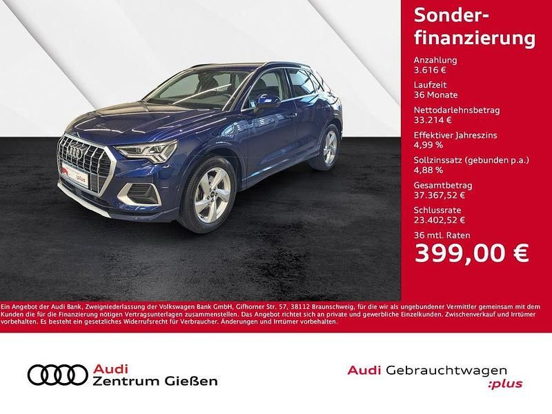 Blau Gebraucht 2023 Audi Q3 Advanced Plus SUV | 36.830 € (Fairer Preis) - Bild 1/4