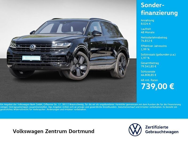 Grenadillschwarz metallic Gebraucht 2024 VW Touareg R SUV | 82.836 € (Etwas zu teuer) - Bild 1/4