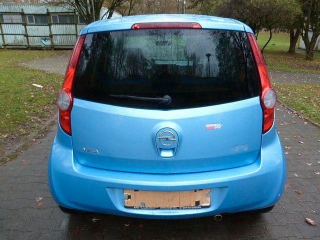 Gebraucht Opel Agila Edition 68 PS (50 kW) 2009 Blau Kleinwagen