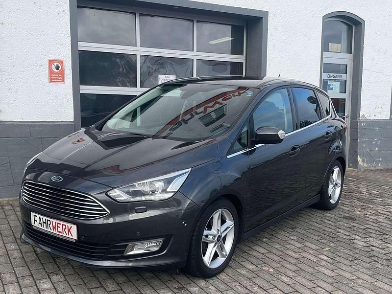 Gebraucht Ford C-MAX Titanium 125 PS (91 kW) 2018 Schwarz Van / Kleinbus