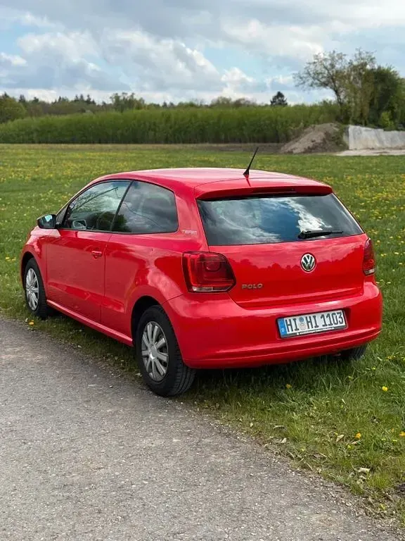 Brugt VW Polo 69 HK (50 kW) 2011 Rød Hatchback