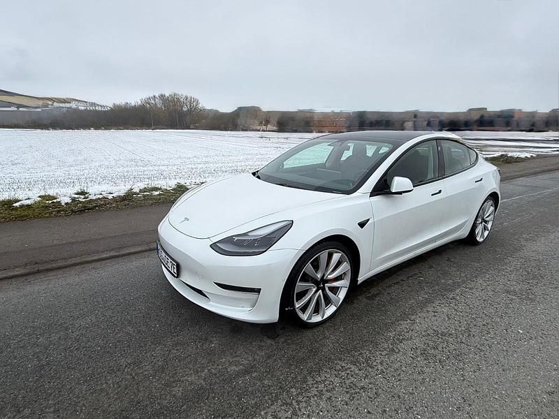 Gebraucht Tesla Model 3 Performance 155 kW (211 PS) 2021 Weiß Limousine