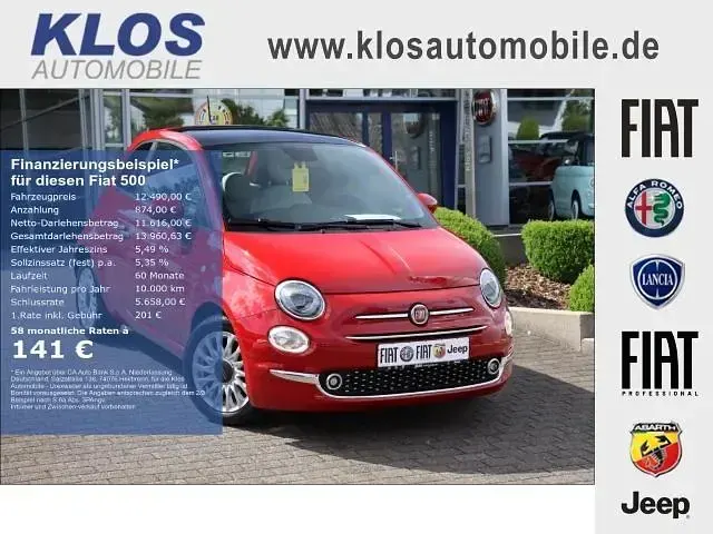 Gebraucht Fiat 500 Dolcevita 69 PS (50 kW) 2022 Limousine