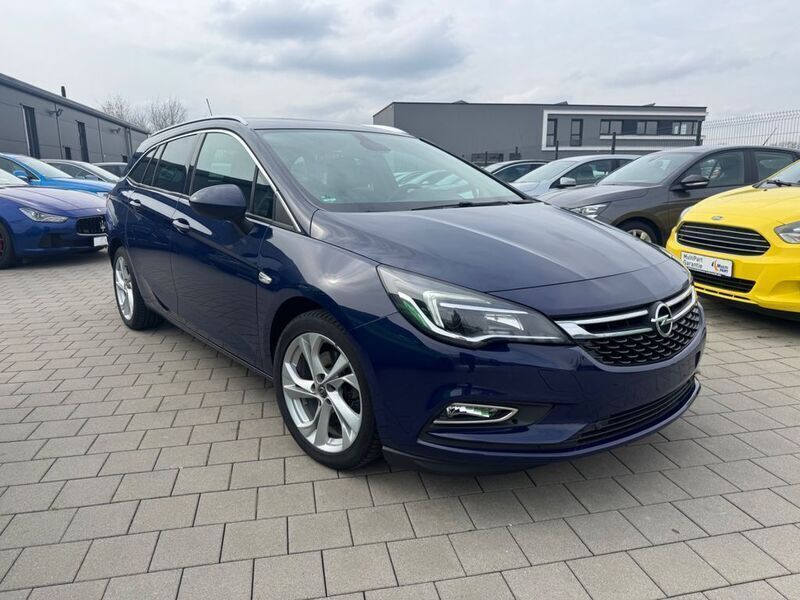Gebraucht Opel Astra Dynamic 110 PS (80 kW) 2016 Royal blau (s2) Kombi