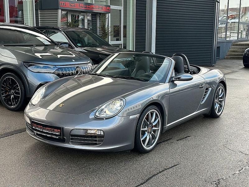 Grau Gebraucht 2009 Porsche Boxster S Cabrio | 29.990 € (Superpreis) - Bild 1/4